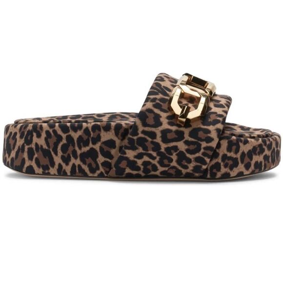 Good American Chain Platform Slide Sandal Leopard
Size 7 1/2 - Picture 3 of 12